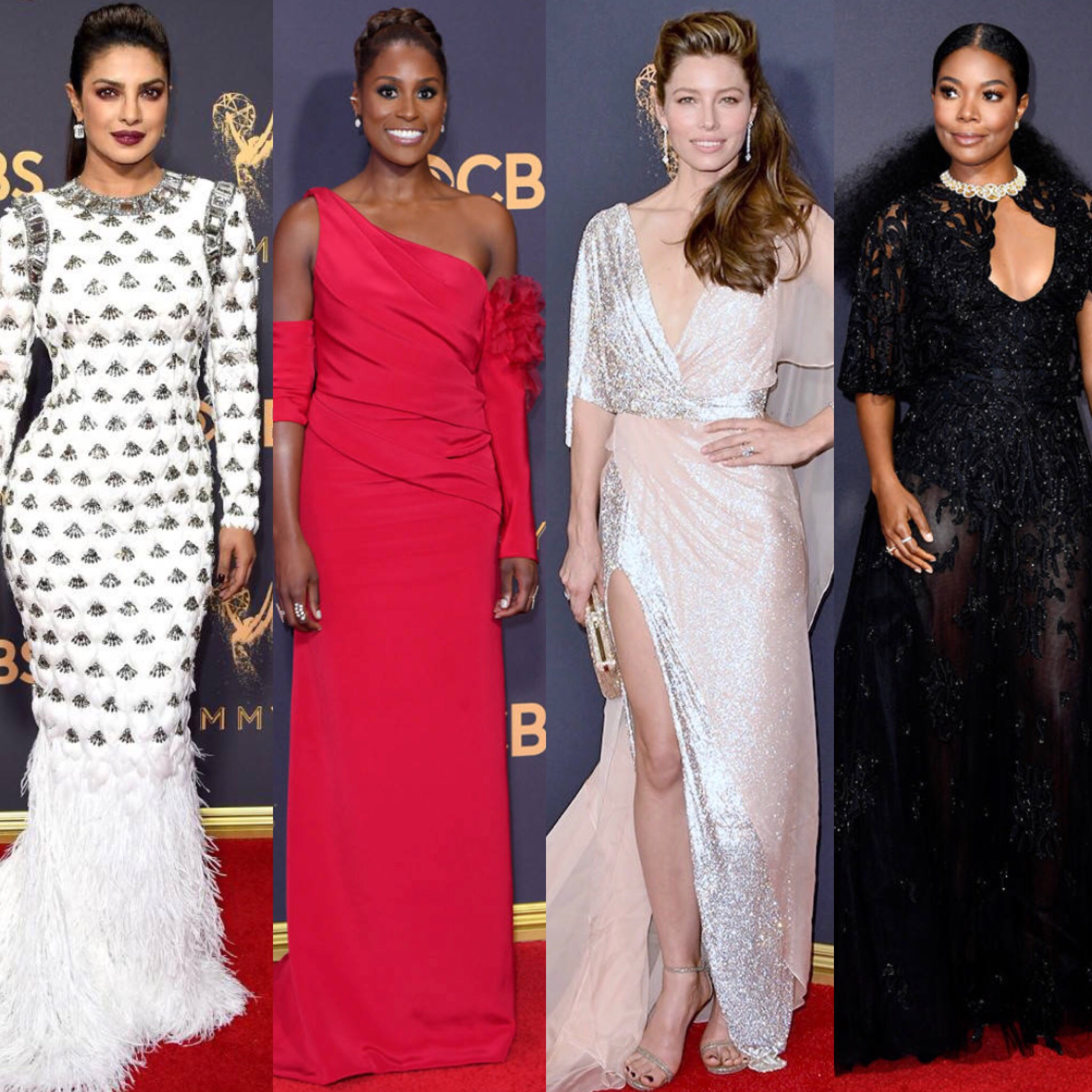 2017 Emmy Red Carpet Trends: Black, Silver, Color and Feathers!