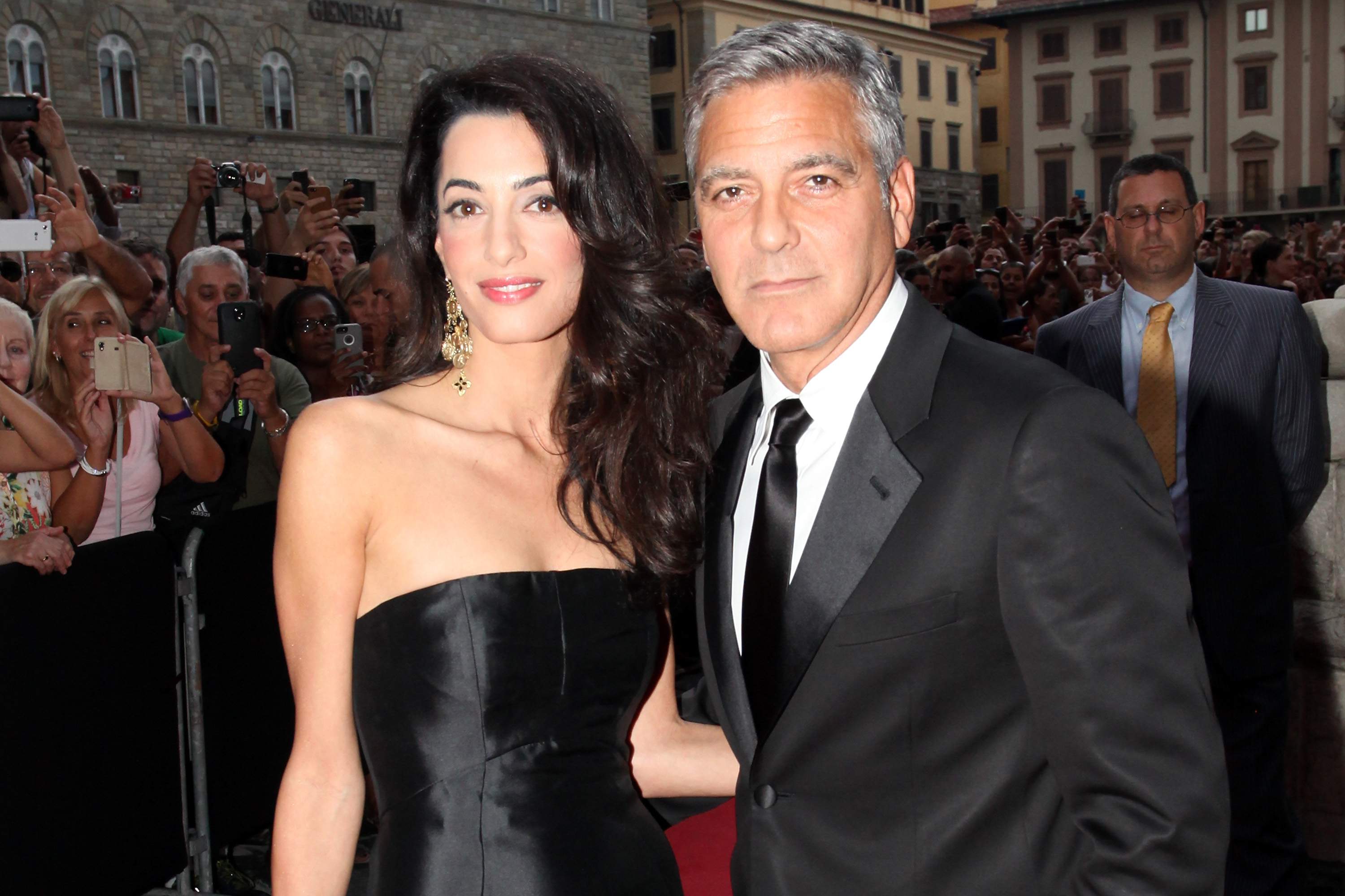 amal and george clooney photo