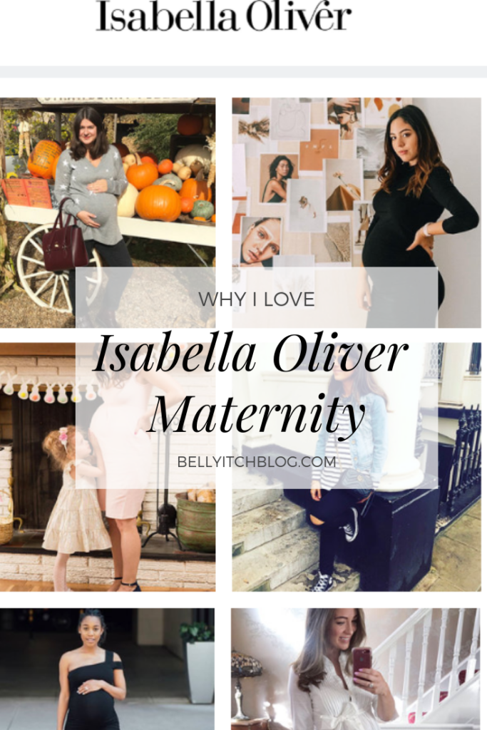 Isabella Oliver Under the Bump Maternity Ponte Tregging in Caviar