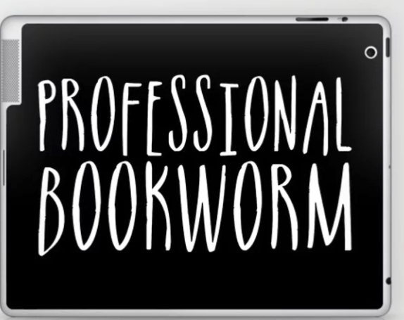 This image has an empty alt attribute; its file name is Professional-bookworm-Inverted-Laptop-iPad-Skin-by-bookwormboutique-Society6.png