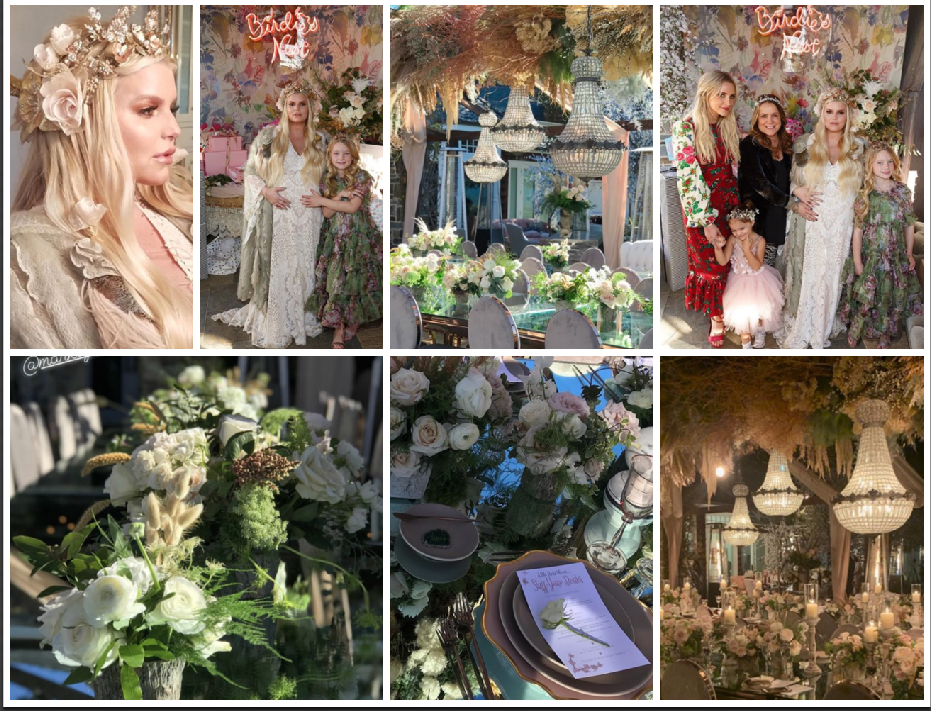 Inside Jessica Simpson S Birdie S Nest Themed Baby Shower