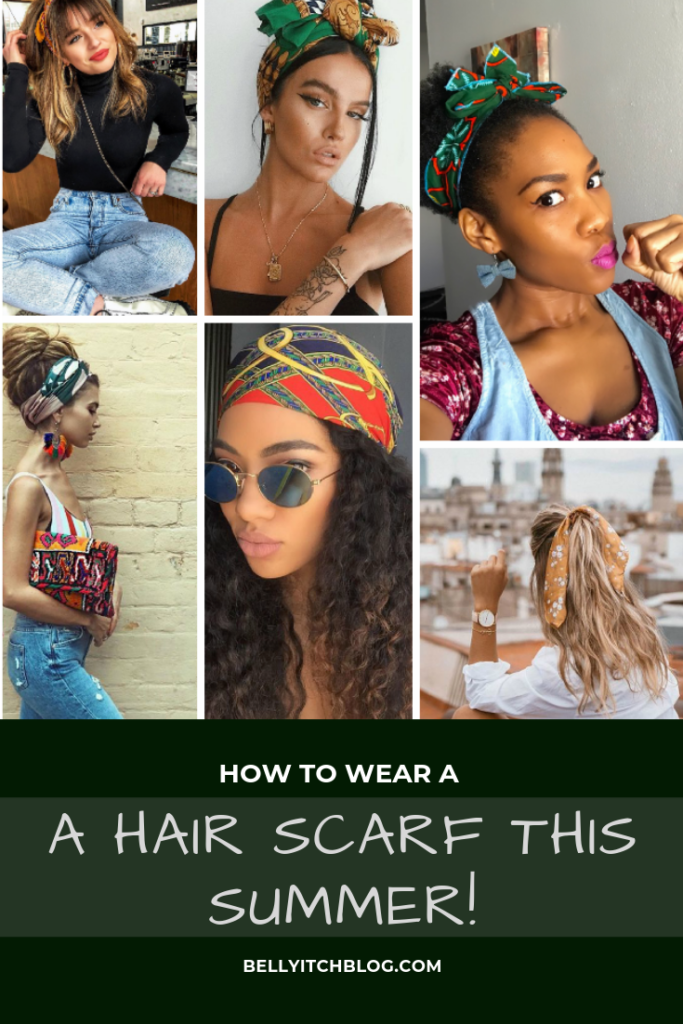 pinterest graphic for how to wear a hair graphic