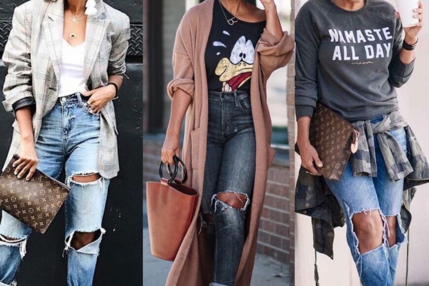 three fashionable looks