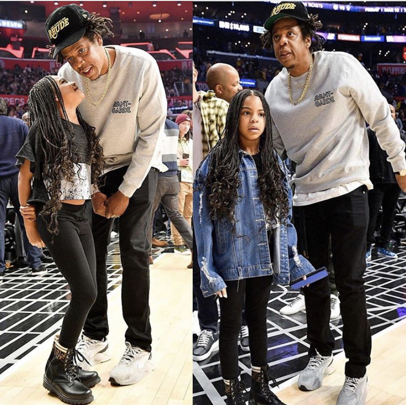 Get Blue Ivy’s NBA Courtside Look - BellyitchBlog