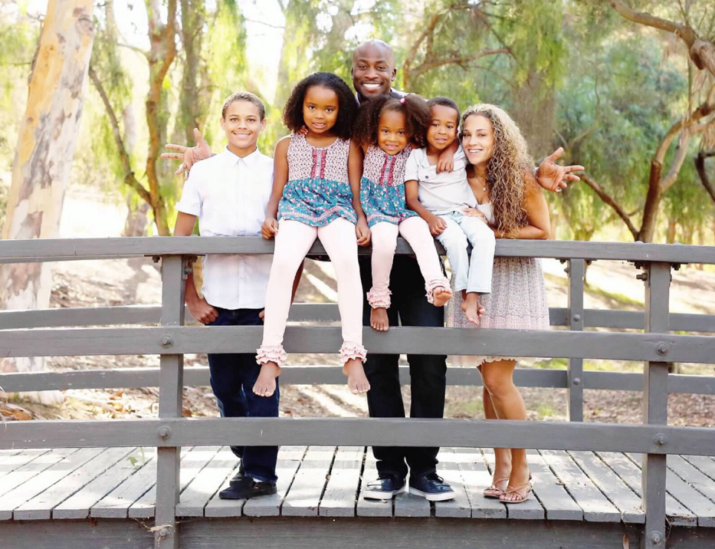 American Ninja Warrior Junior Akbar Gbajabiamila and family