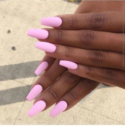 Vibrant Nails African American Woman Dark Skin Fashion · Creative Fabrica