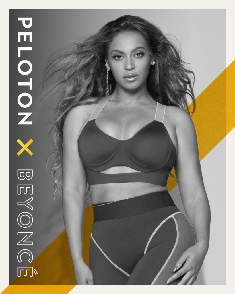 Beyonce x Peloton advert