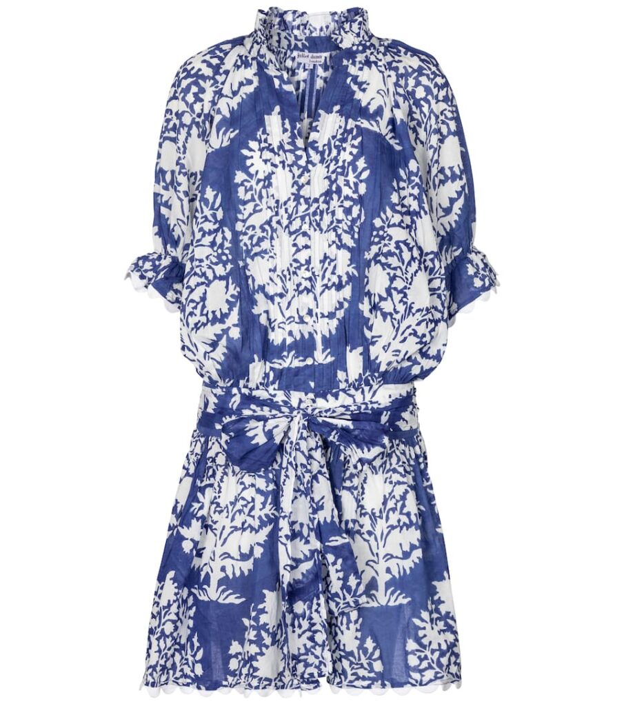 Juliet Dunn Floral cotton dress