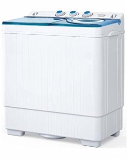 KUPPET Compact Twin Tub Portable Mini Washing Machine