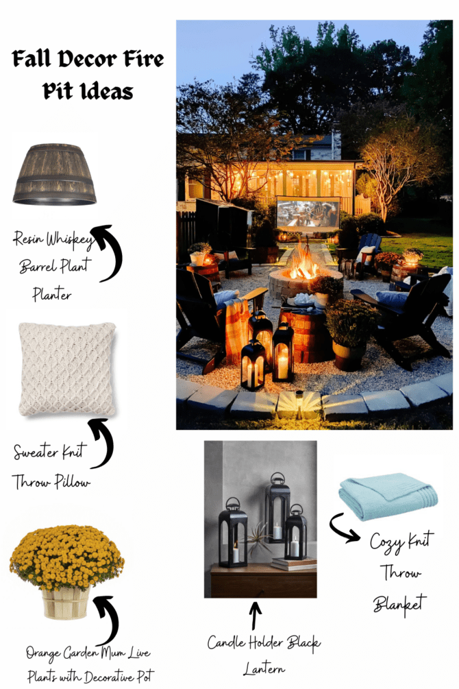Fall Decor Fire Pit Ideas for a Cozy Backyard Party - BellyitchBlog