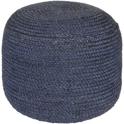Pouf for Lightweight Hand Painted Planters for the restful Blue Oasis Nursery