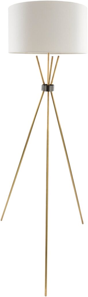 Floor Lamp for the coastal woven detail theme