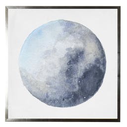 Blue Moon Watercolour Decal Cool and Calm nursery