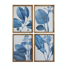 Wood Framed wall for the restful Blue Oasis Nursery