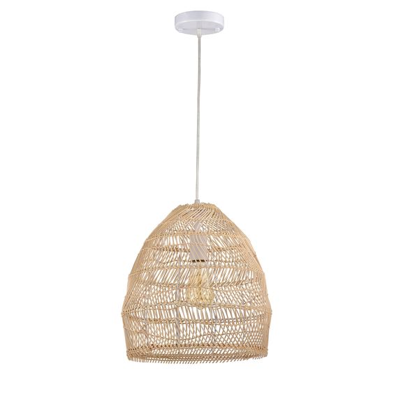Dome basket pendant for the yellow theme room