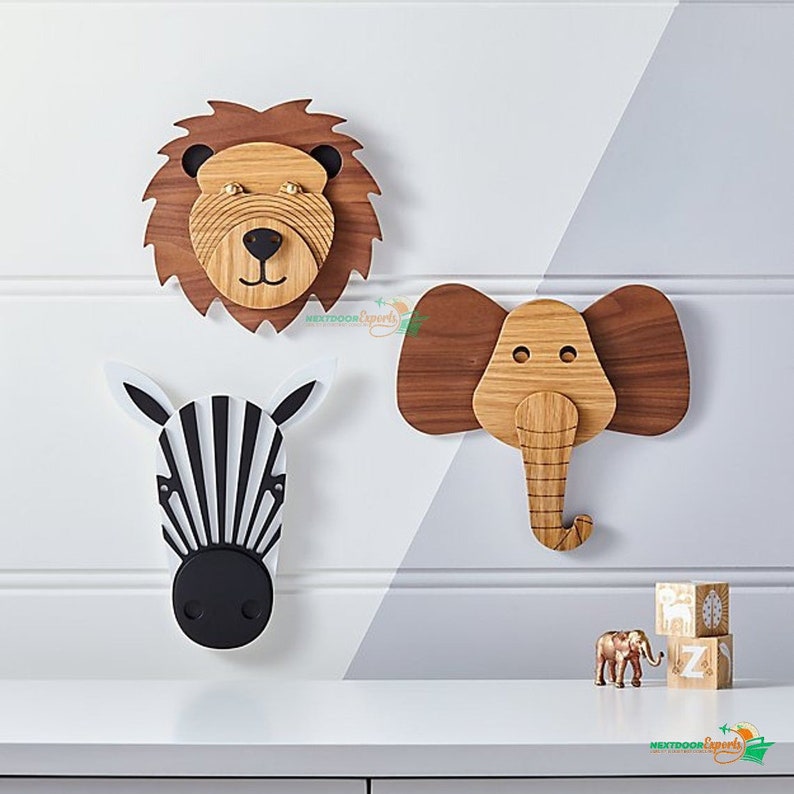 Animal Heads for Boho nursery